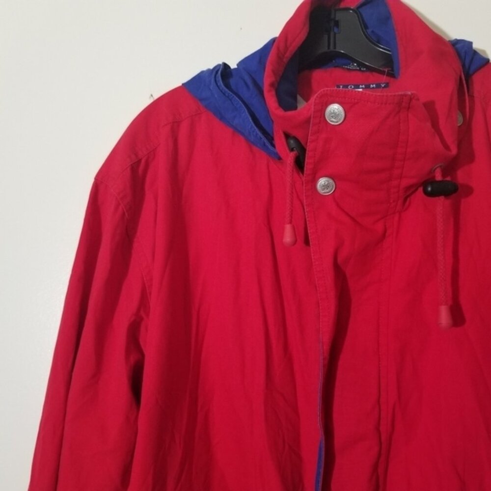 Vintage Tommy Hilfiger 90 Cotton Lightweight Jacket Logo Size Large